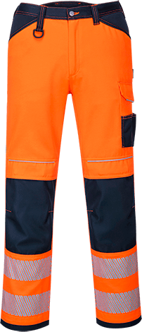 pw340 PW3 Hi-Vis Work Trousers - BRANIO