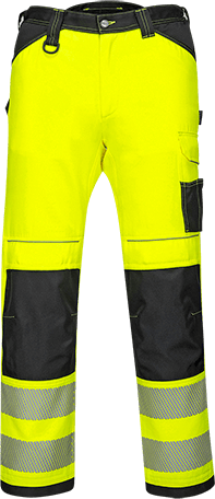 pw340 PW3 Hi-Vis Work Trousers - BRANIO