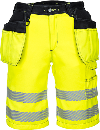 pw343 PW3 Hi-Vis Holster Shorts - BRANIO