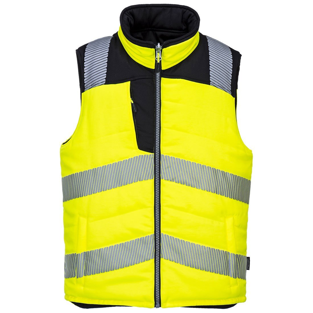 pw374 PW3 Hi-Vis Bodywarmer - BRANIO