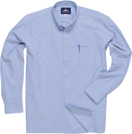 s117 Easycare Oxford Shirt  L/S - BRANIO