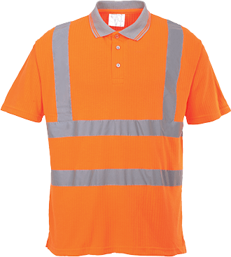 s177 Hi-Vis Ribbed Polo Shirt - BRANIO