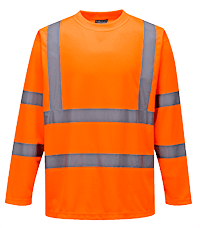 s178 Hi-Vis Long Sleeved T-Shirt - BRANIO