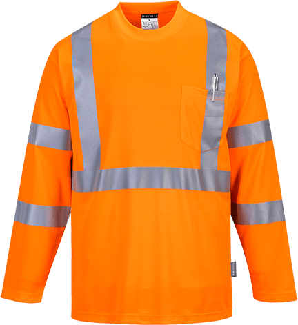 s191 Hi-Vis Long Sleeved T-Shirt - BRANIO