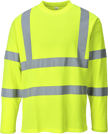 s278 Hi-Vis T-Shirt Long Sleeves - BRANIO