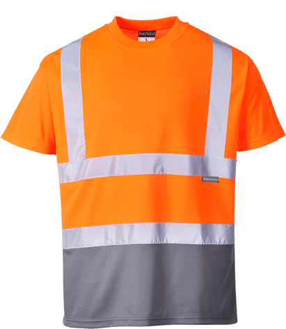 s378 Hi-Vis 2-Tone T-Shirt - BRANIO