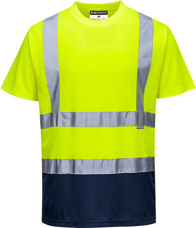 s378 Hi-Vis 2-Tone T-Shirt - BRANIO