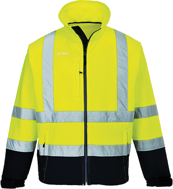 s425 Jacheta Hi-Vis Contrast Softshell - BRANIO