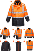 s426 Hi-Vis Jacheta Contrast 7in1 - BRANIO