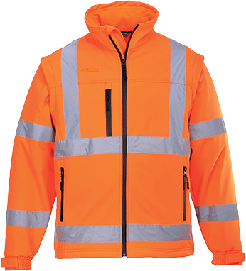 s428 Hi-Vis Jacheta  Softshell - BRANIO