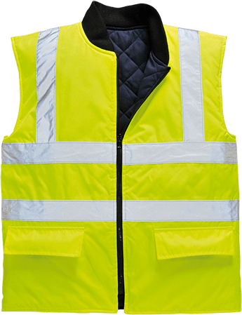 s469 Hi-Vis Bodywarmer - BRANIO