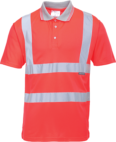 s477 Hi-Vis S/S Polo Shirt - BRANIO