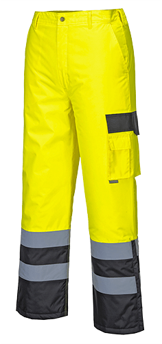 s686 Hi-Vis Lined Contrast Trousers - BRANIO