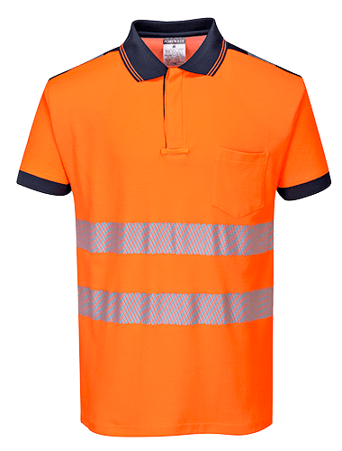 t180 PW3 Hi-Vis Polo Shirt  S/S - BRANIO