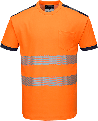 t181 PW3 Hi-Vis T-Shirt  S/S - BRANIO