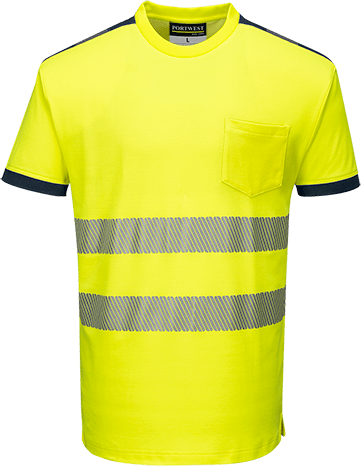 t181 PW3 Hi-Vis T-Shirt  S/S - BRANIO