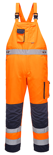 tx52 Dijon Hi-Vis Bib &amp;amp; Brace - BRANIO