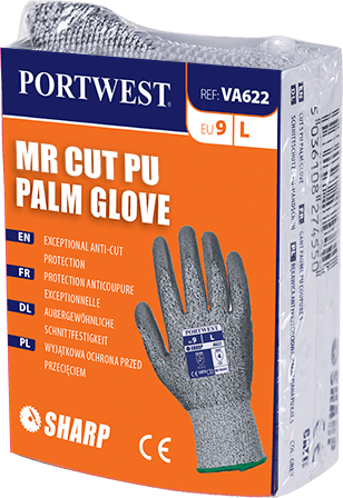 va622 MR Cut PU Palm Glove - BRANIO