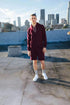 UNISEX SALT AND PEPPER GYM SHORT - BRANIO