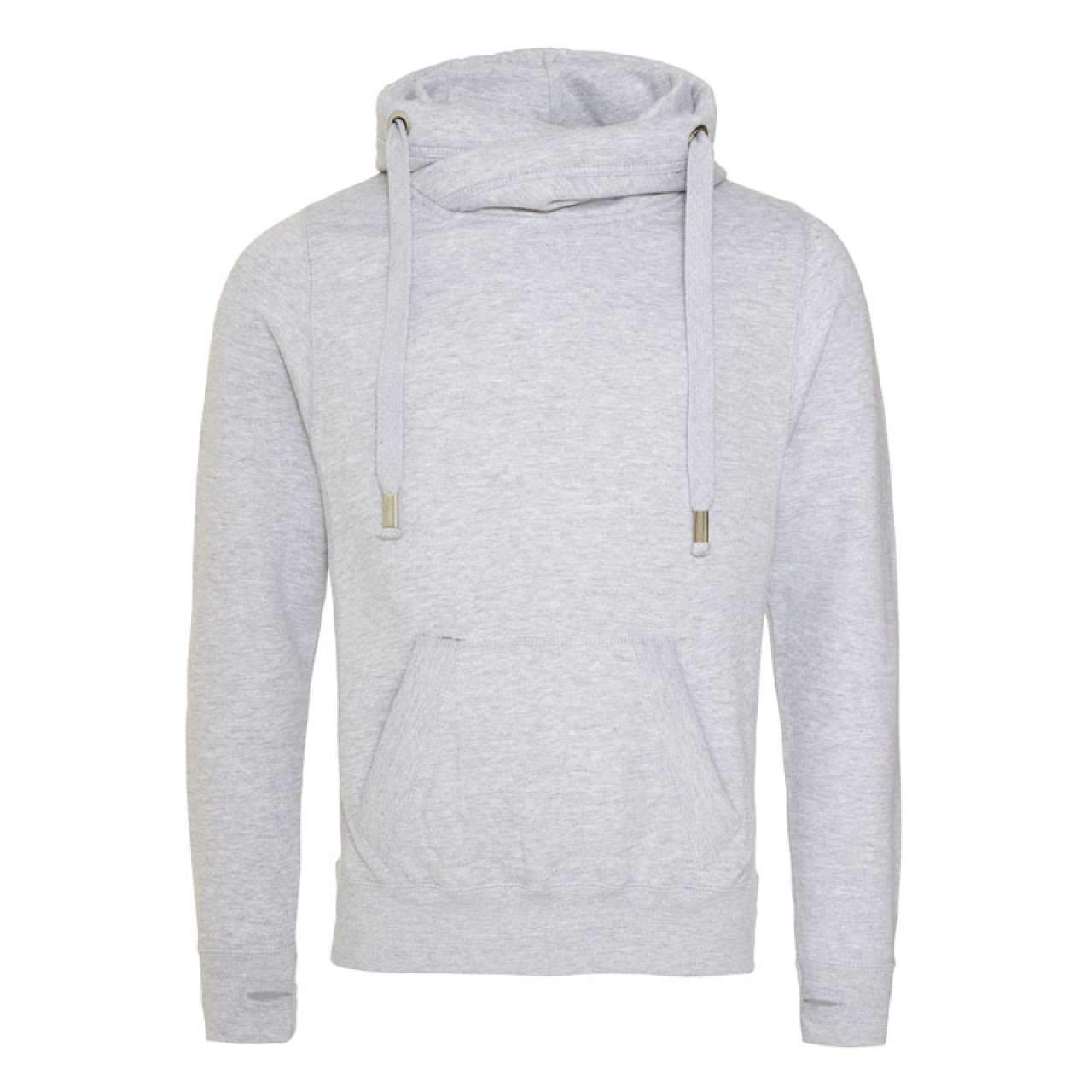 CROSS NECK HOODIE - BRANIO