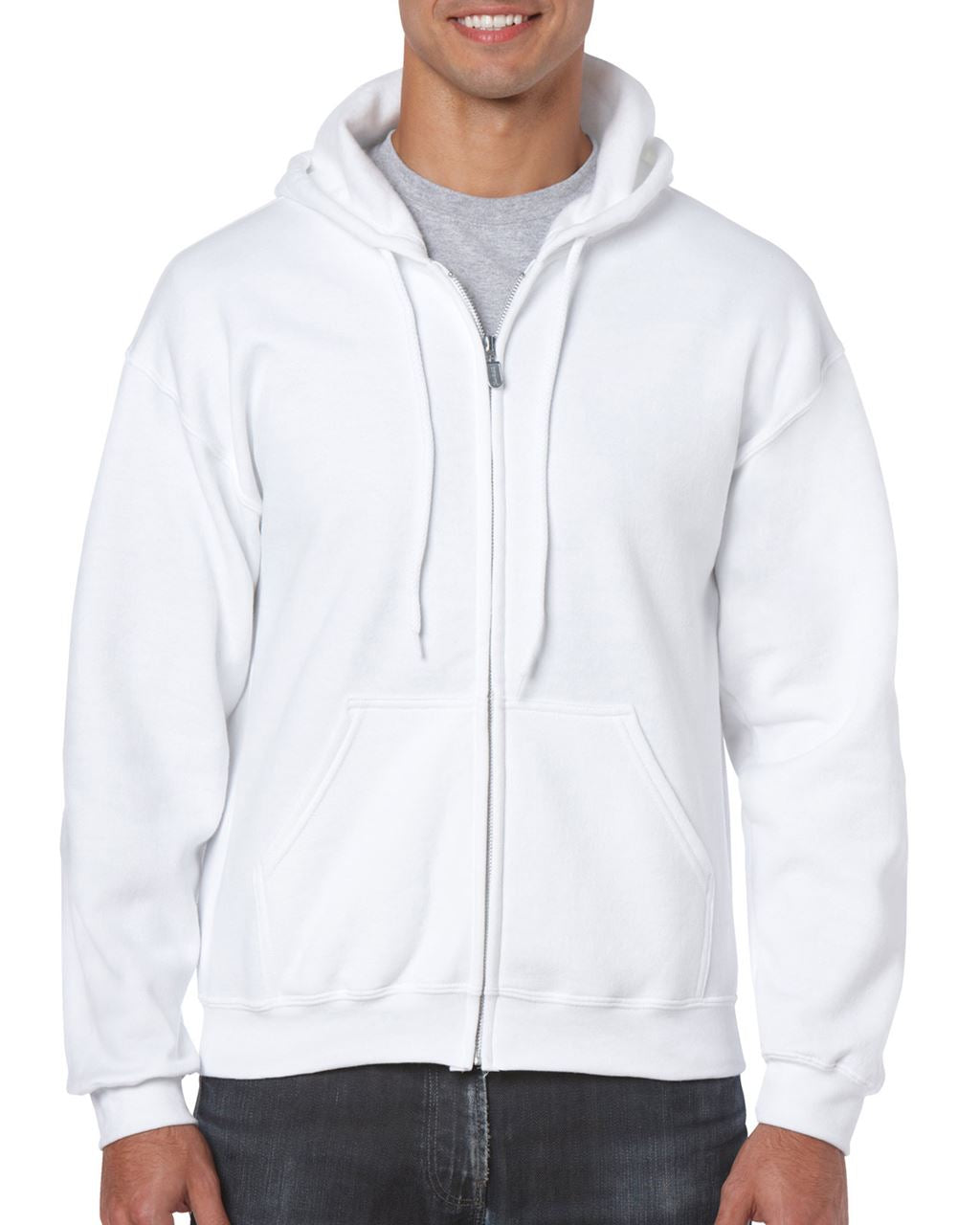HEAVY BLEND™ ADULT FULL ZIP HOODED SWEATSHIRT