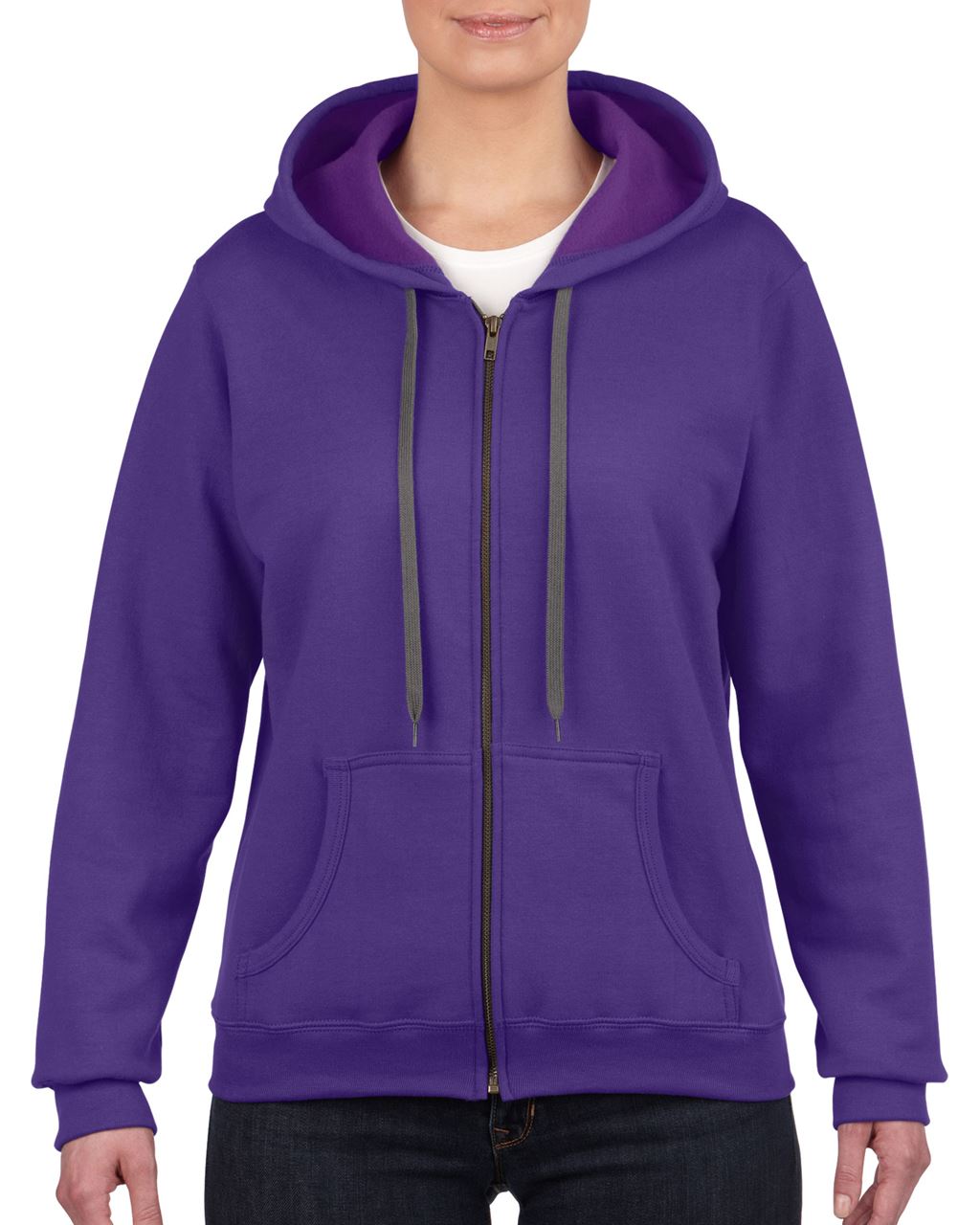 HEAVY BLEND™ LADIES' VINTAGE CLASSIC ADULT FULL ZIP HOODED SWEATSHIRT