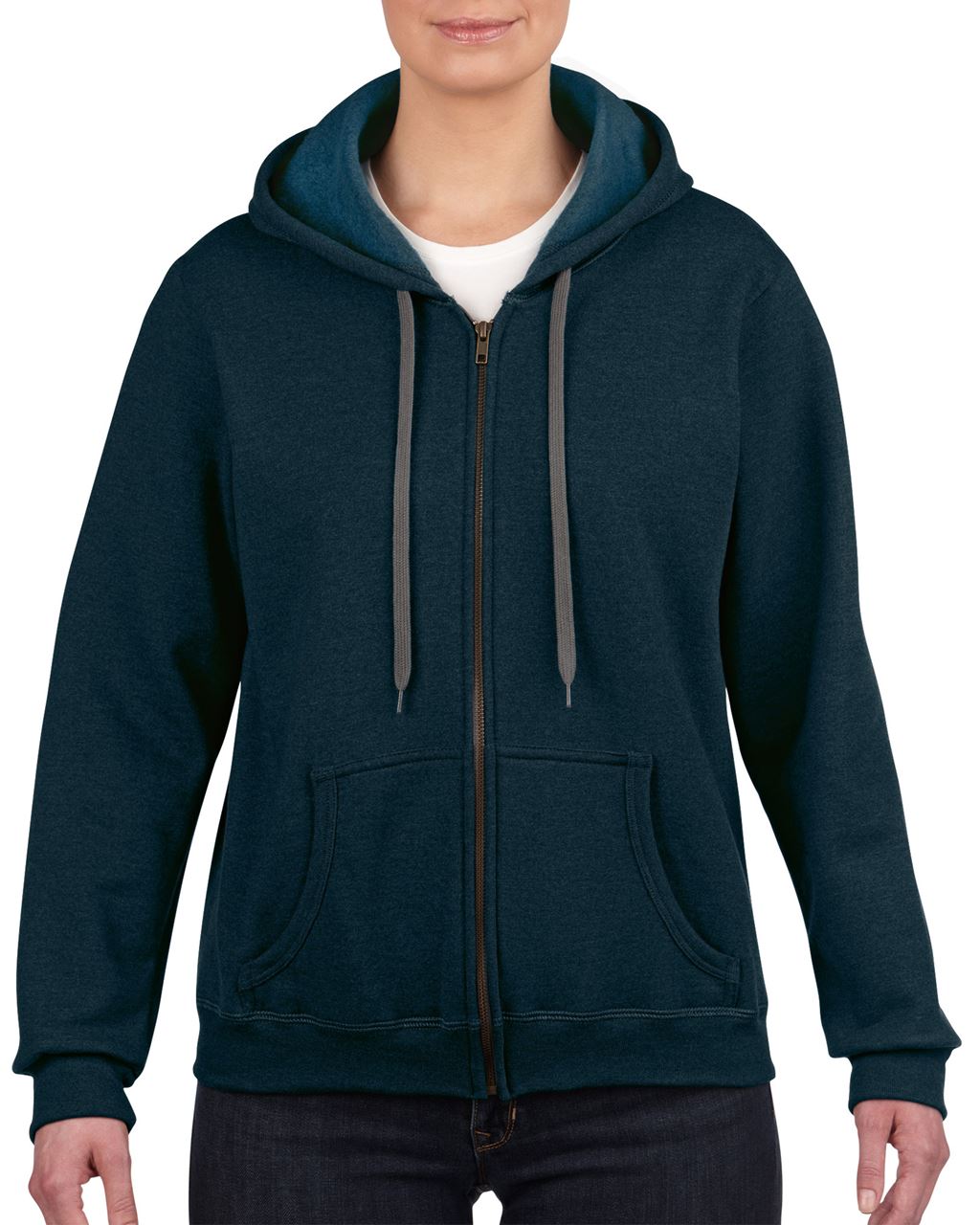 HEAVY BLEND™ LADIES' VINTAGE CLASSIC ADULT FULL ZIP HOODED SWEATSHIRT