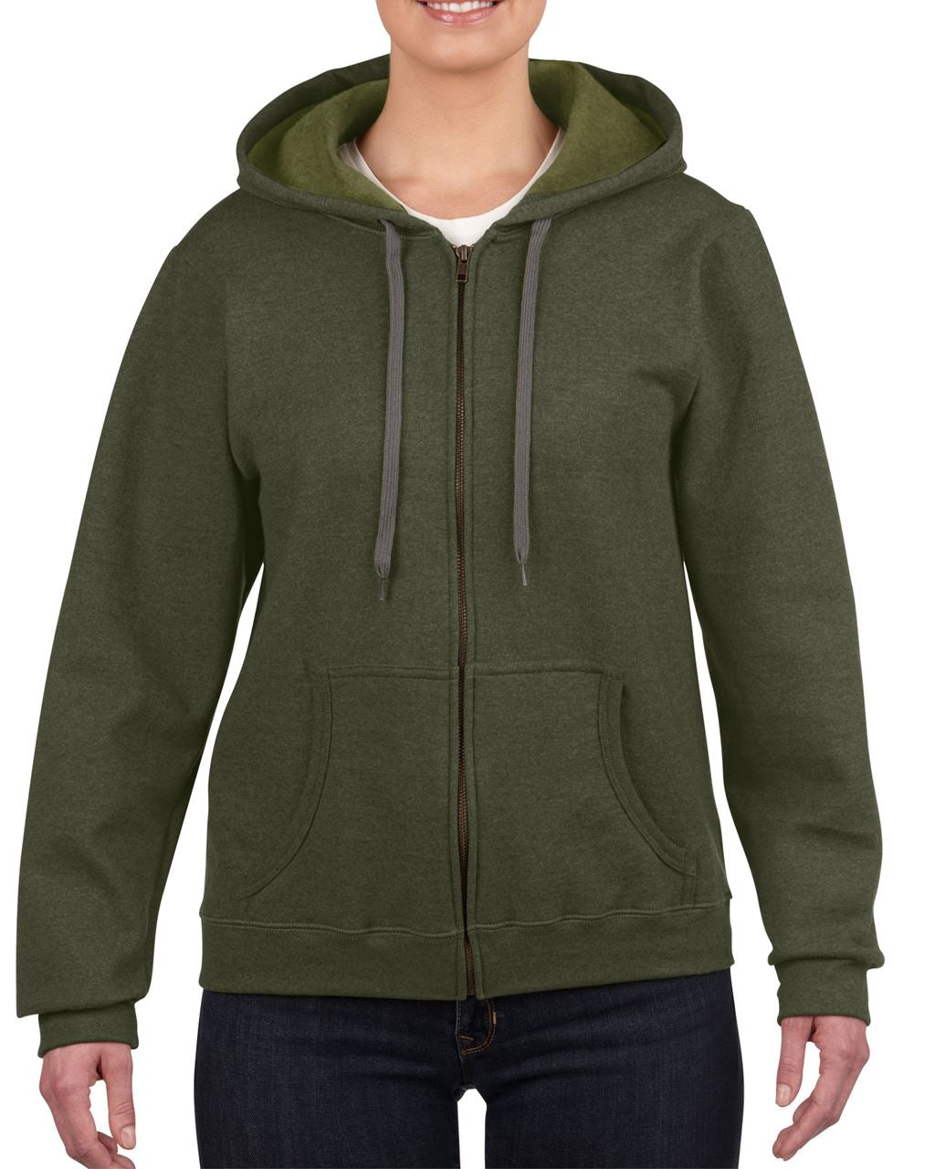 HEAVY BLEND™ LADIES' VINTAGE CLASSIC ADULT FULL ZIP HOODED SWEATSHIRT