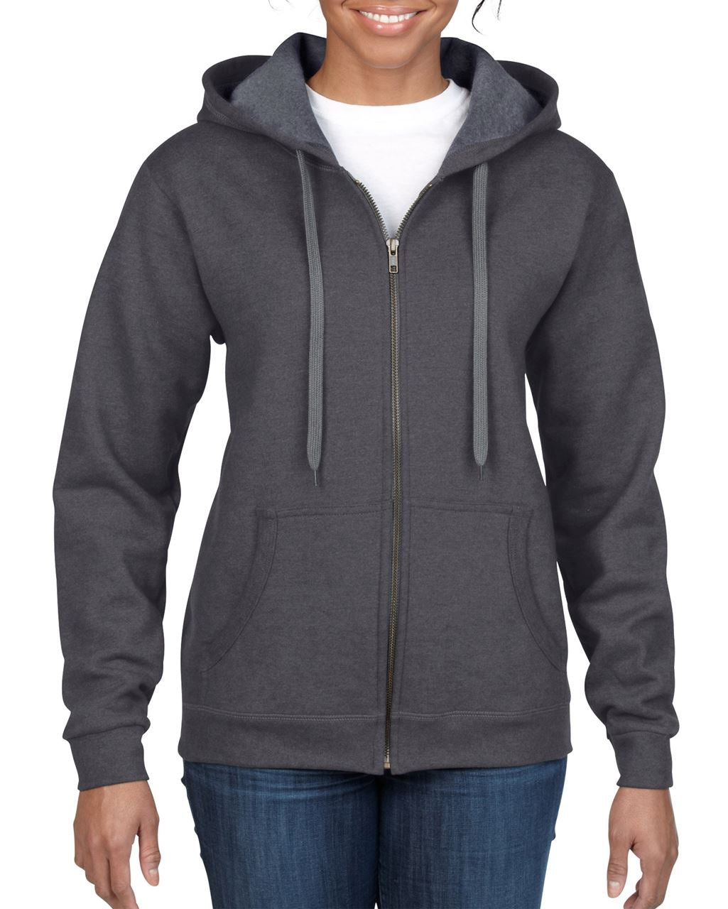 HEAVY BLEND™ LADIES' VINTAGE CLASSIC ADULT FULL ZIP HOODED SWEATSHIRT