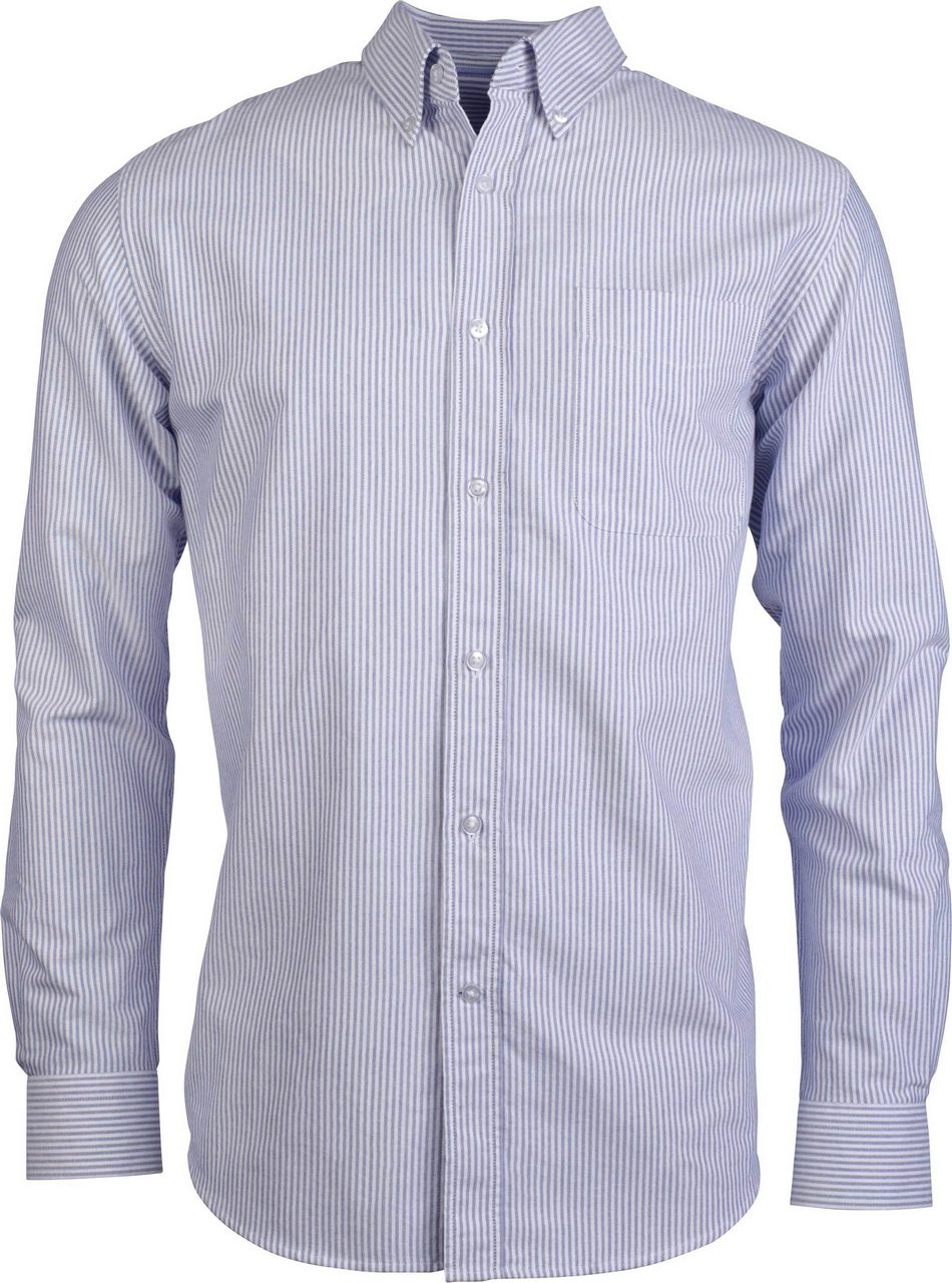 LONG-SLEEVED WASHED OXFORD COTTON SHIRT