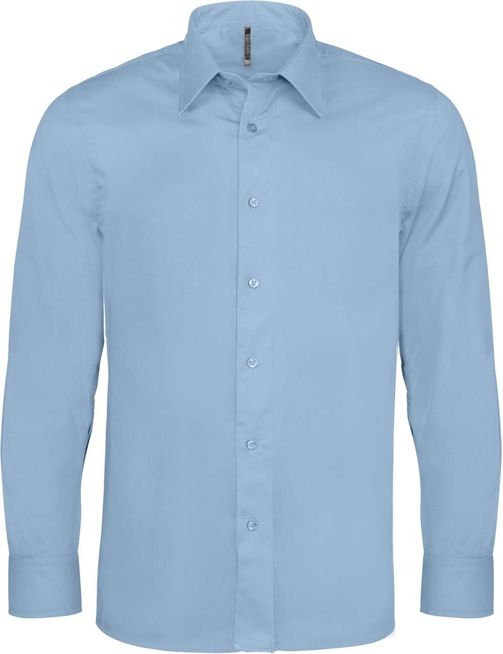 LONG-SLEEVED COTTON/ELASTANE SHIRT