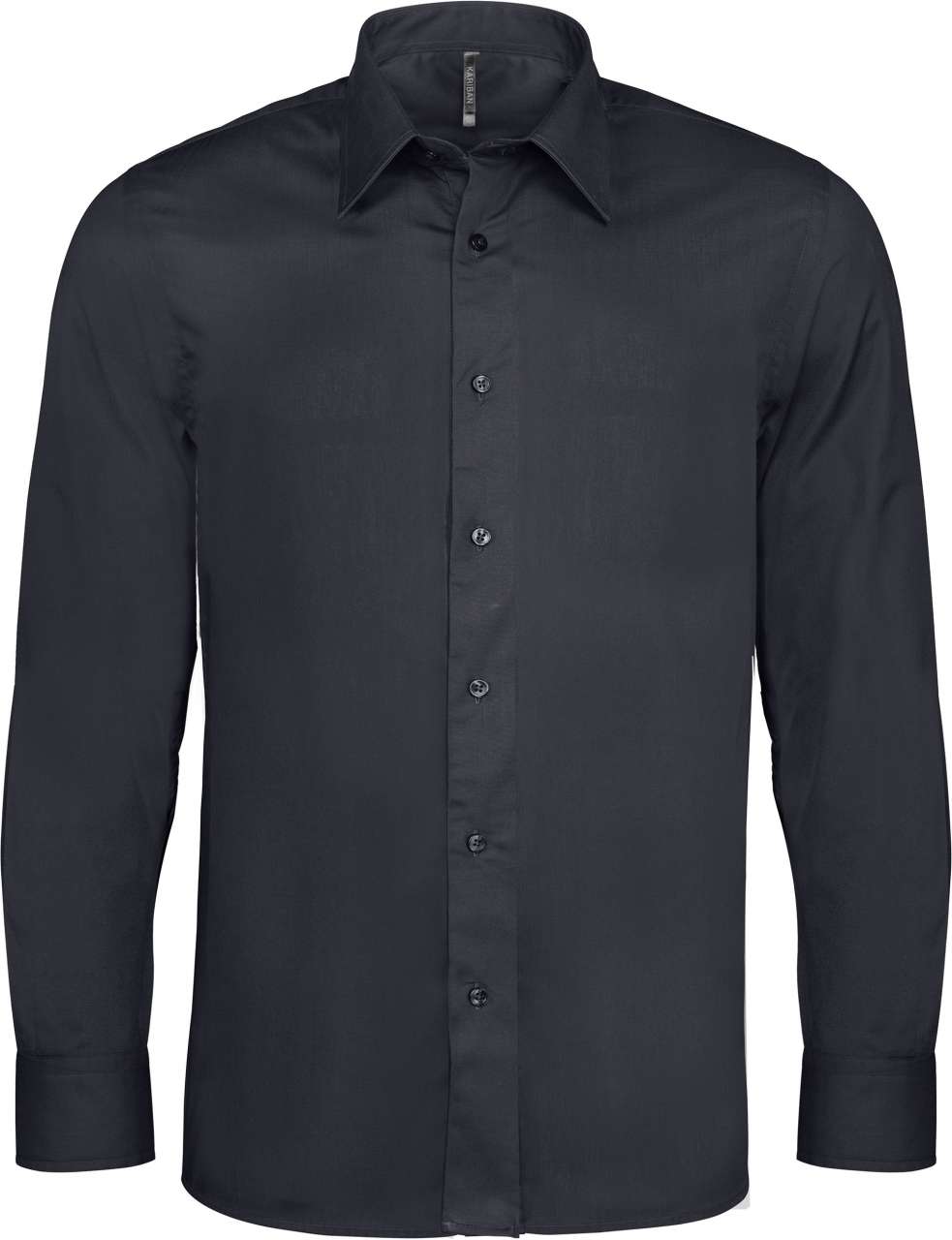 LONG-SLEEVED COTTON/ELASTANE SHIRT