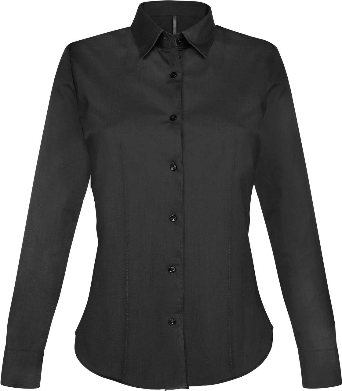 LADIES' LONG-SLEEVED STRETCH SHIRT