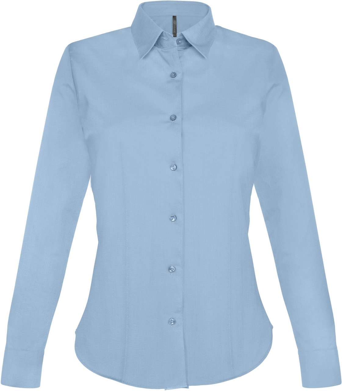 LADIES' LONG-SLEEVED STRETCH SHIRT