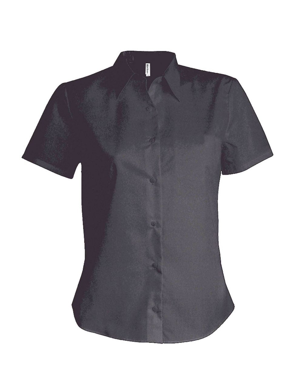 LADIES' SHORT-SLEEVED COTTON/ELASTANE SHIRT