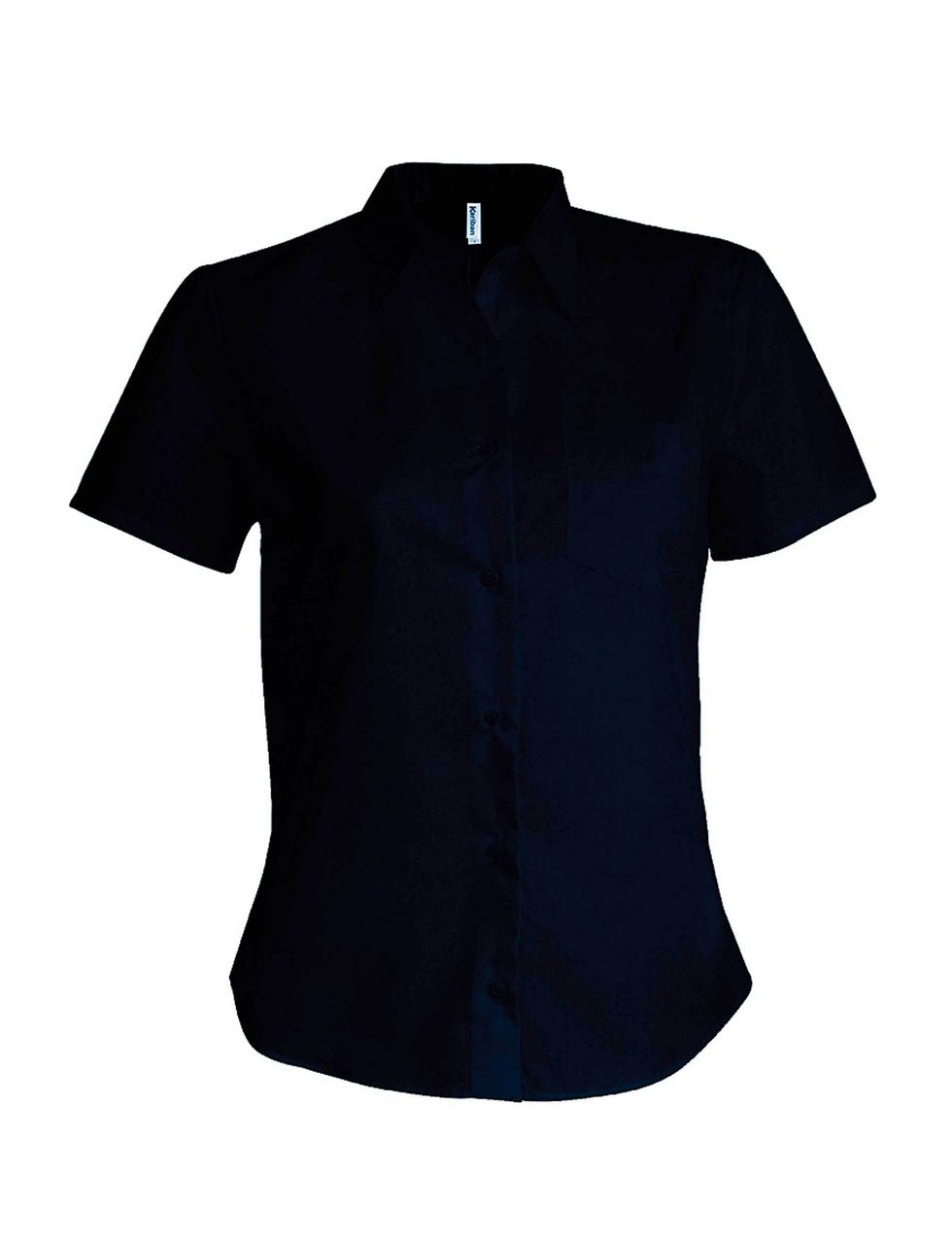 LADIES' SHORT-SLEEVED COTTON POPLIN SHIRT