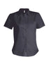 LADIES' SHORT-SLEEVED COTTON POPLIN SHIRT