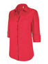 LADIES' 3/4 SLEEVED SHIRT