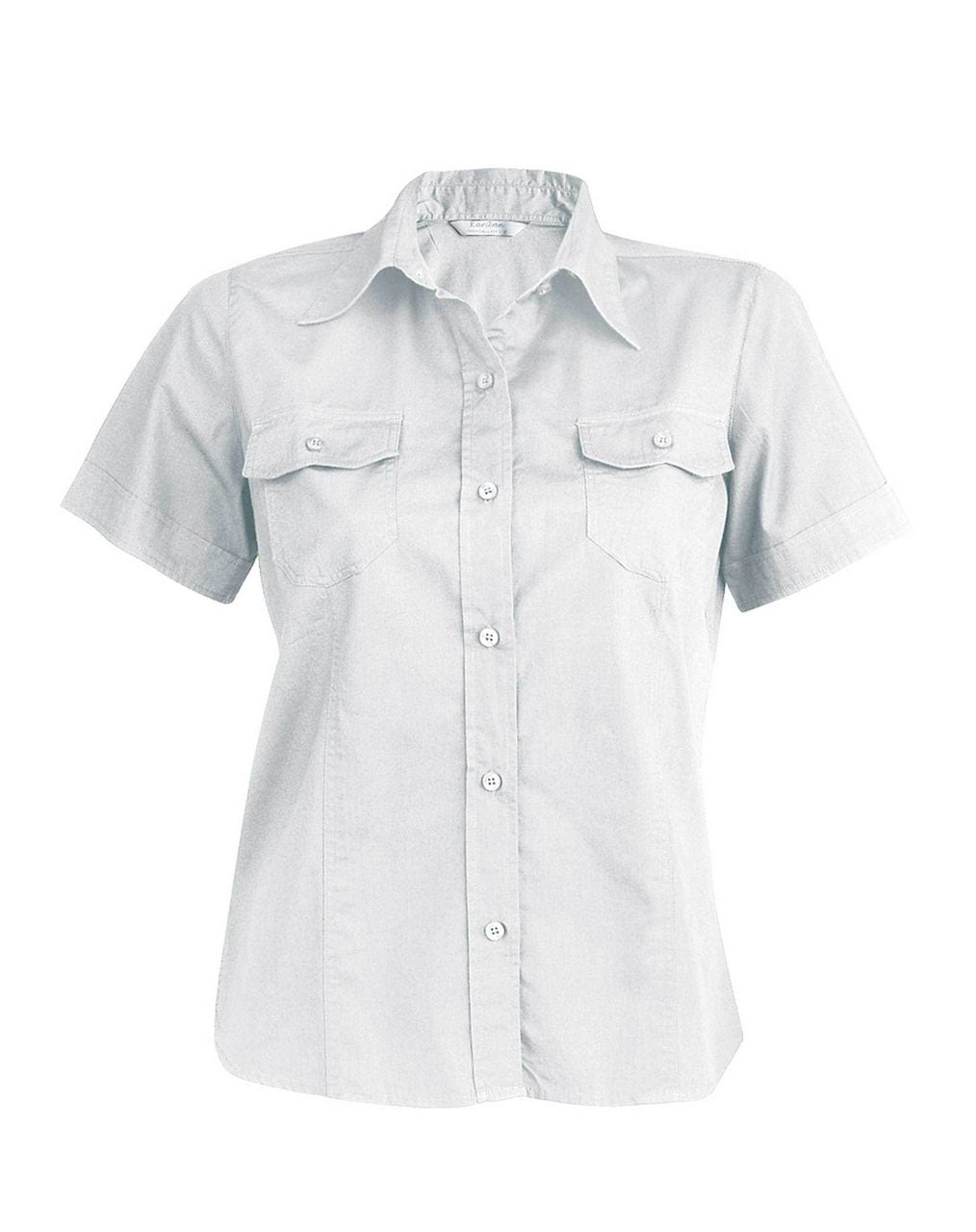 TROPICAL LADY - LADIES' SHORT SLEEVE FITTED SHIRT