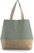 CANVAS & JUTE HOLD-ALL SHOPPER BAG