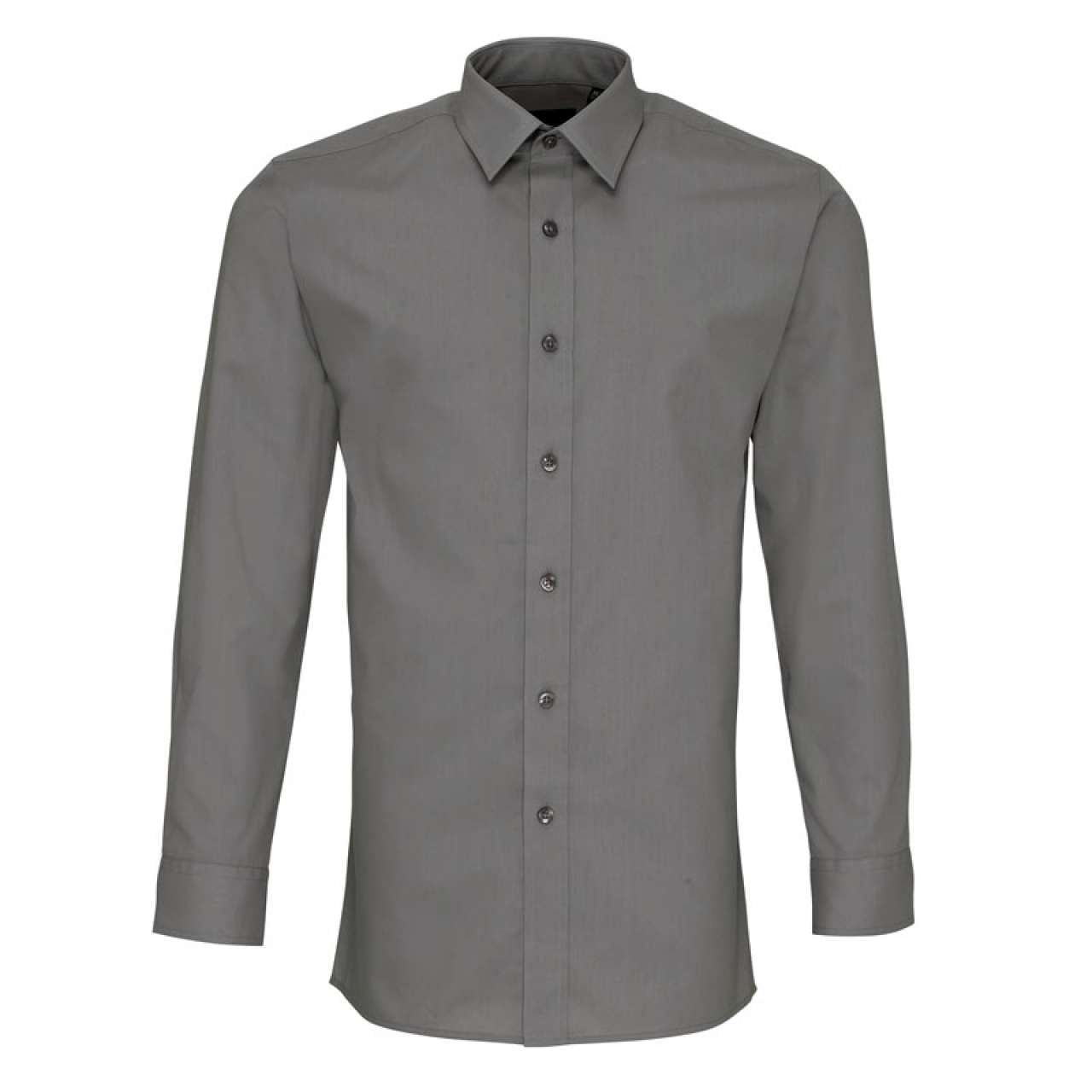 MEN’S LONG SLEEVE FITTED POPLIN SHIRT