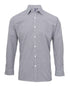 MEN’S LONG SLEEVE GINGHAM MICROCHECK SHIRT