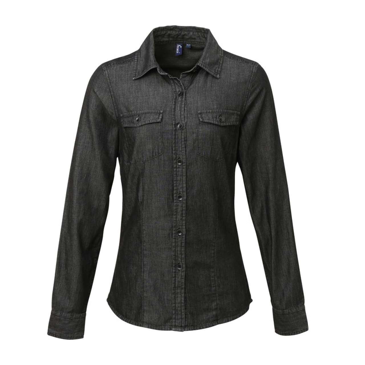 LADIES’ JEANS STITCH DENIM SHIRT