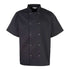 STUDDED FRONT SHORT SLEEVE CHEF'S JACKET