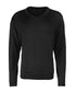 MEN'S V-NECK KNITTED SWEATER