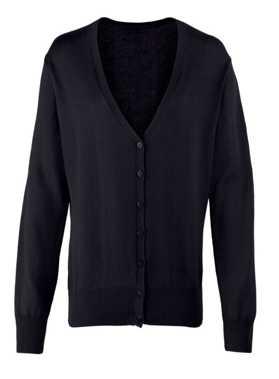LADIES’ BUTTON THROUGH KNITTED CARDIGAN