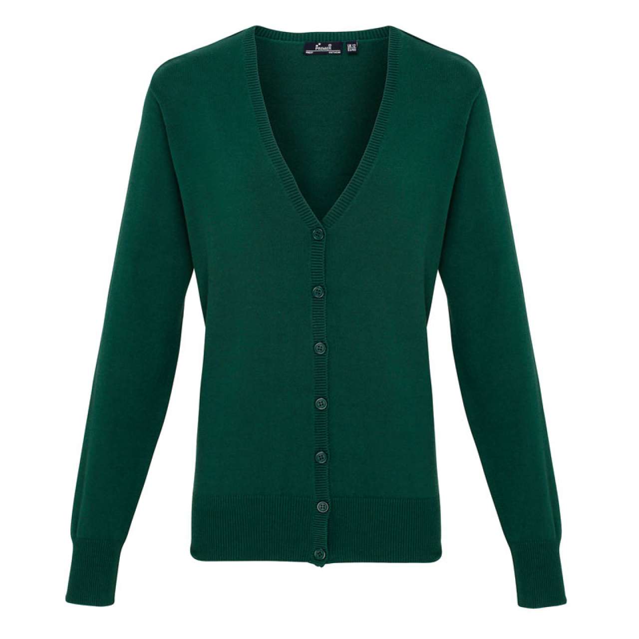 LADIES’ BUTTON THROUGH KNITTED CARDIGAN