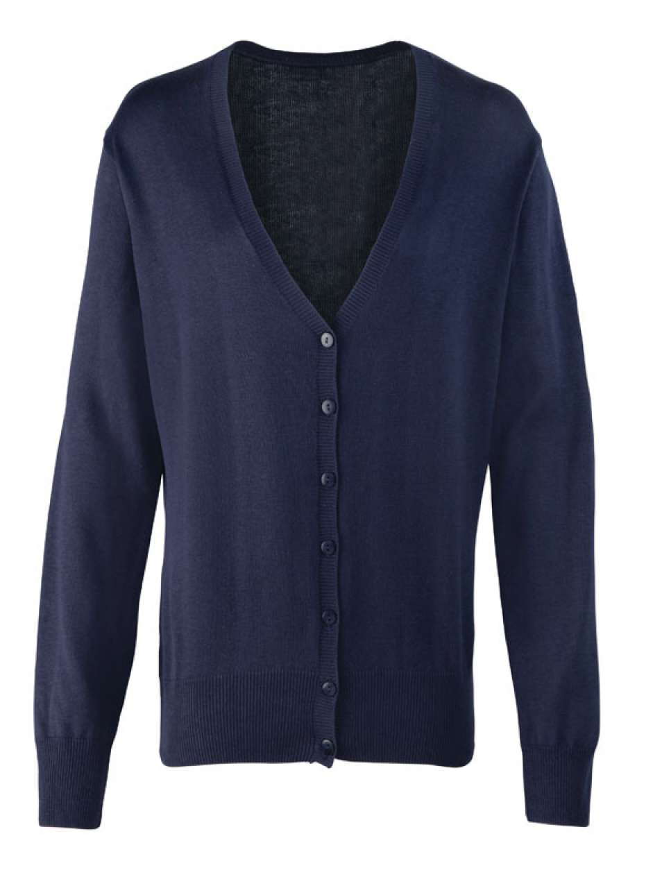 LADIES’ BUTTON THROUGH KNITTED CARDIGAN