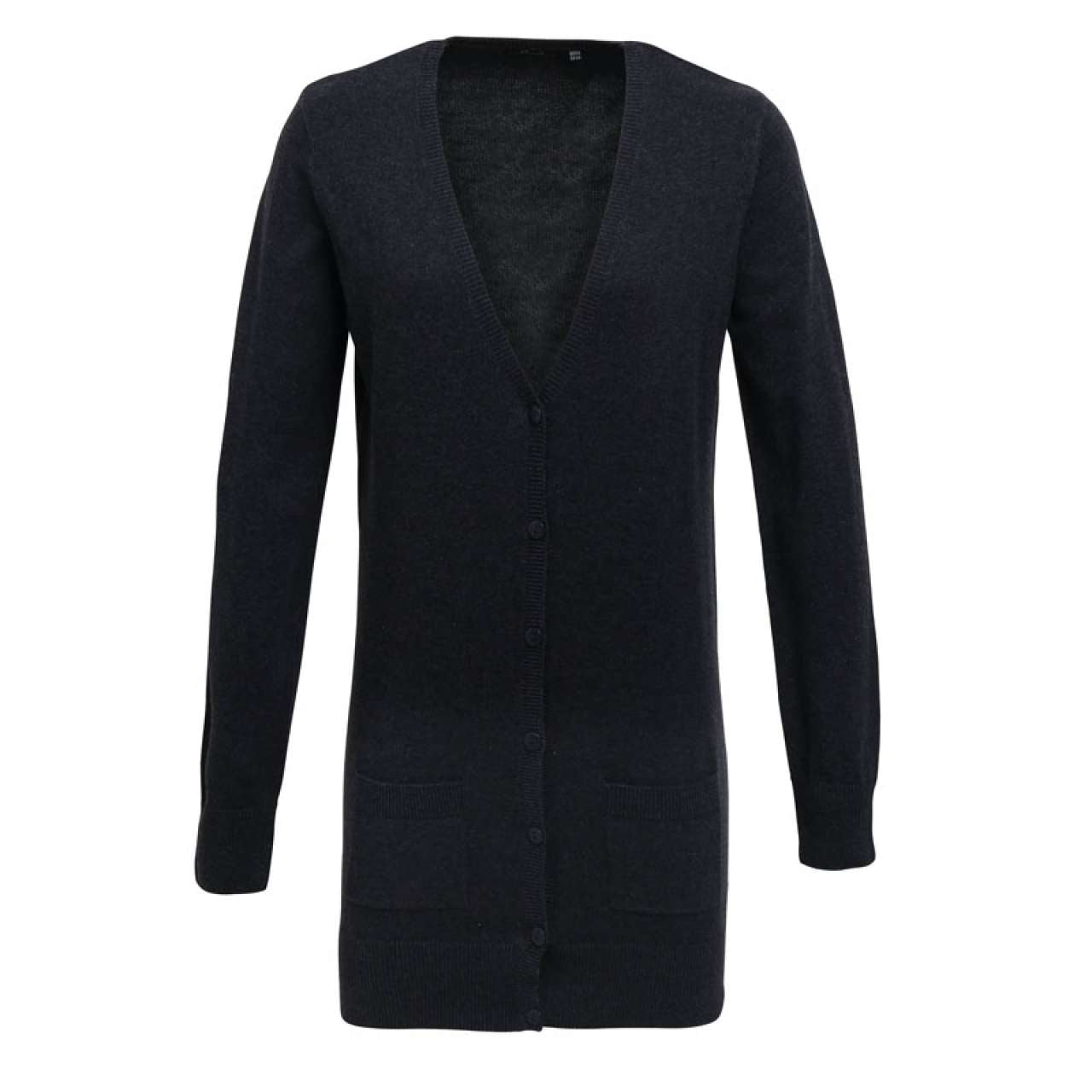 LADIES’ LONG LINE KNITTED CARDIGAN