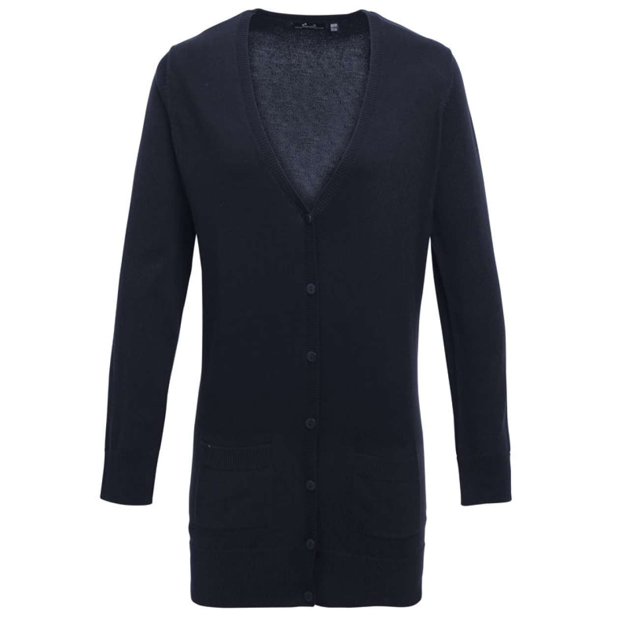 LADIES’ LONG LINE KNITTED CARDIGAN